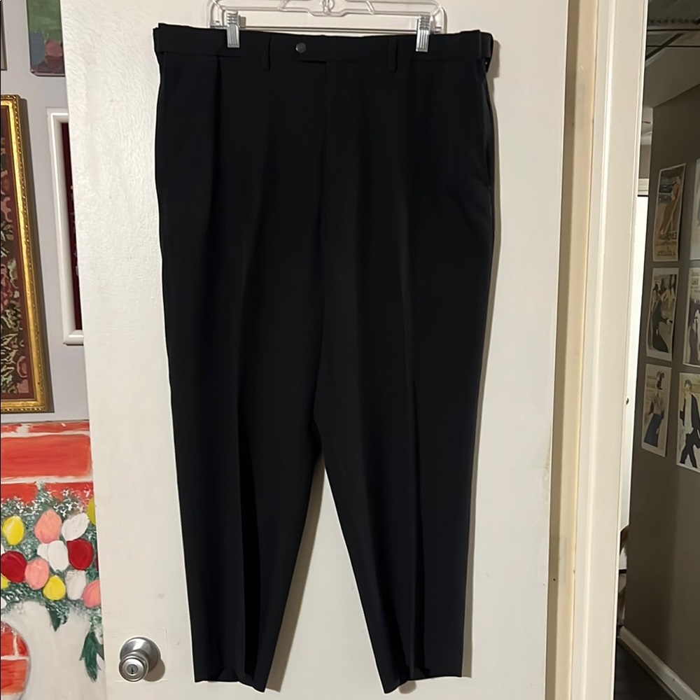 Croft & Barrow darkest gray mens trousers